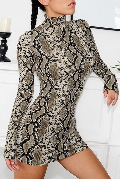 fashion elegant snake womens dress print long sleeves bodycon evening party club pencil mini, Black;gray
fashion elegant snake womens dress print long sleeves bodycon evening party club pencil mini, Black;gray