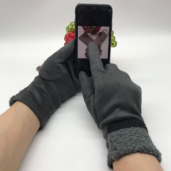 five fingers gloves 2021 suede super soft touch screen autumn and winter black gray beige dark blue coffee light composite, Blue;gray
five fingers gloves 2021 suede super soft touch screen autumn and winter black gray beige dark blue coffee light composite, Blue;gray
