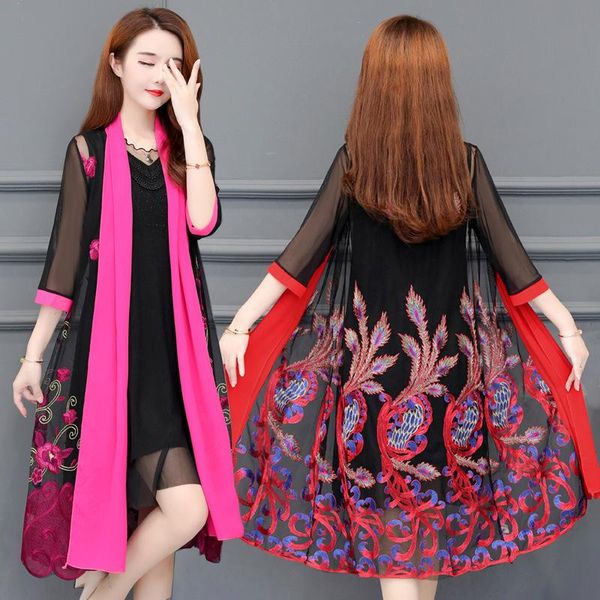 women's knits & tees plus size 5xl long cardigan sweater women 2021 spring vintage embroidery knitted female coat gd643, White
women's knits & tees plus size 5xl long cardigan sweater women 2021 spring vintage embroidery knitted female coat gd643, White