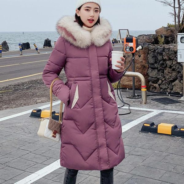 women's down & parkas ukraine big fur collar overcoat winter jackets outwear cotton padded jacket women loose plus size long parka fem, Black
women's down & parkas ukraine big fur collar overcoat winter jackets outwear cotton padded jacket women loose plus size long parka fem, Black
