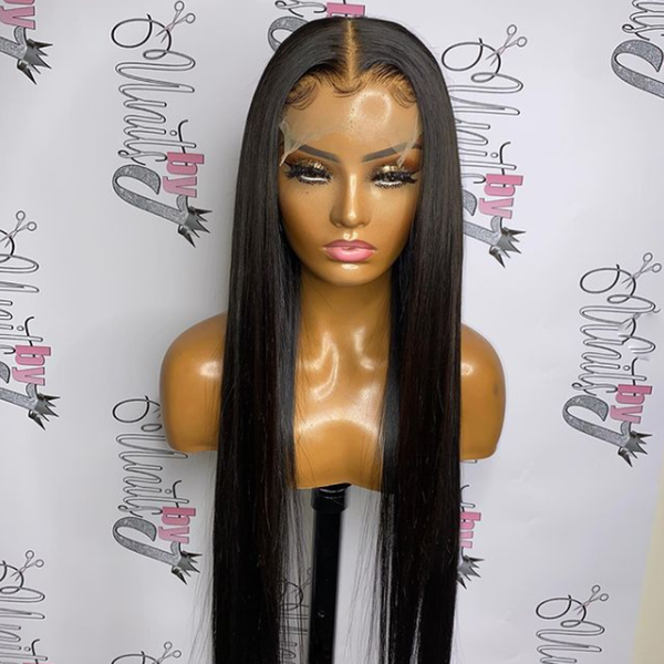 lx brand 26inch long silky straightsynthetic lace front wig for women with baby hair hightemperature resistant fiber hair wig 180%densityfac, Black
lx brand 26inch long silky straightsynthetic lace front wig for women with baby hair hightemperature resistant fiber hair wig 180%densityfac, Black