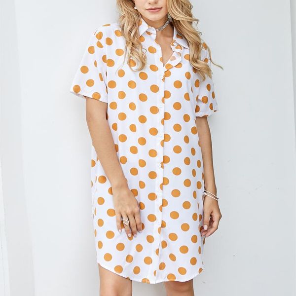 women's blouses & shirts yoming ym1060 fashion plus size print long turn-down collar short sleeve buttons style streetwear, White
women's blouses & shirts yoming ym1060 fashion plus size print long turn-down collar short sleeve buttons style streetwear, White