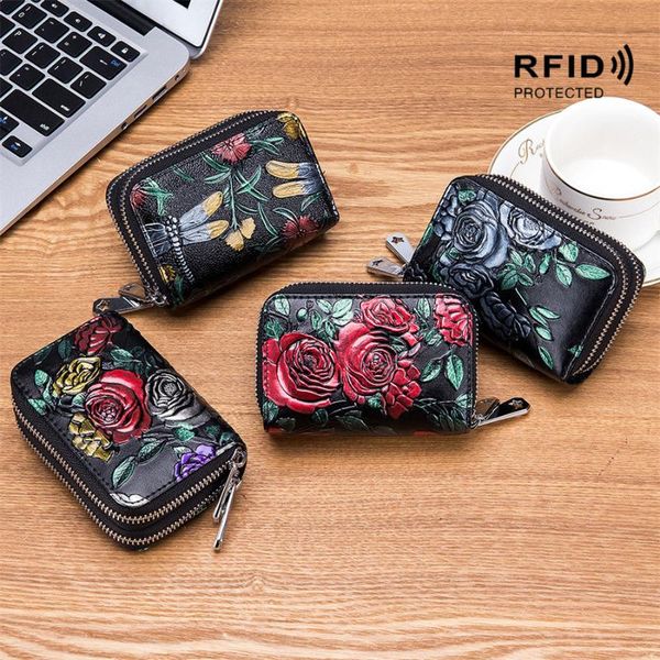 card holders colored drawing cow leather holder high capacity multiple-card-position rfid zippered coin purse wallet f1098, Brown;gray
card holders colored drawing cow leather holder high capacity multiple-card-position rfid zippered coin purse wallet f1098, Brown;gray