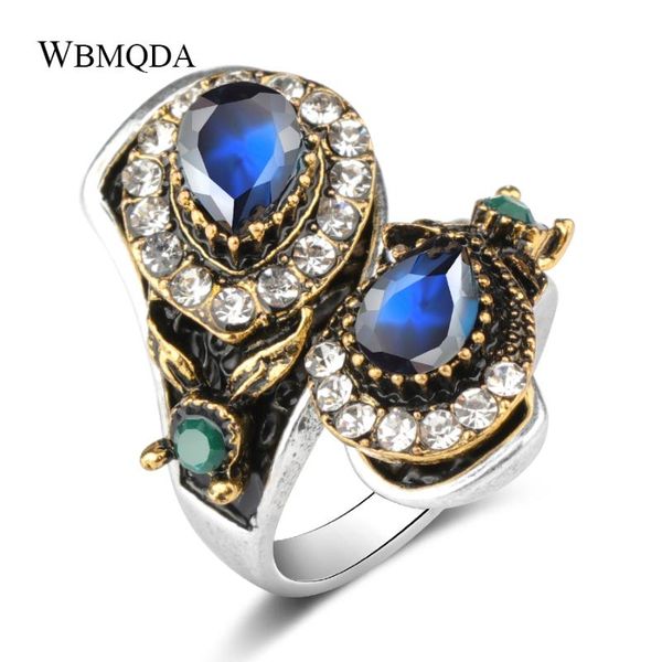 wedding rings kinel vintage blue ring for women antique gold fashion crystal flower engagement turkish jewelry wholesale, Slivery;golden
wedding rings kinel vintage blue ring for women antique gold fashion crystal flower engagement turkish jewelry wholesale, Slivery;golden
