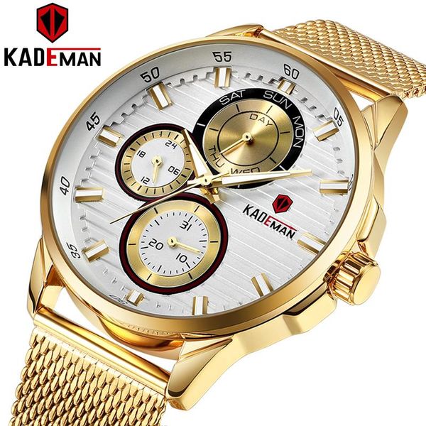 wristwatches kademan men mesh belt wrist sports watches army military watch waterproof date quartz clock relogio masculino, Slivery;brown
wristwatches kademan men mesh belt wrist sports watches army military watch waterproof date quartz clock relogio masculino, Slivery;brown