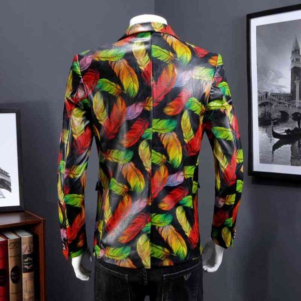 men blazer designer colorful mens pu fancy suits gold for stage costumes singers vintage party prom dresses, White;black
men blazer designer colorful mens pu fancy suits gold for stage costumes singers vintage party prom dresses, White;black