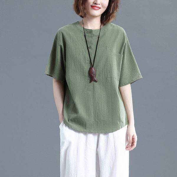 2021 new women summer fashion japan style solid color vintage cotton linen chest pockets oversized t-shirts office lady casual xn9j, White
2021 new women summer fashion japan style solid color vintage cotton linen chest pockets oversized t-shirts office lady casual xn9j, White