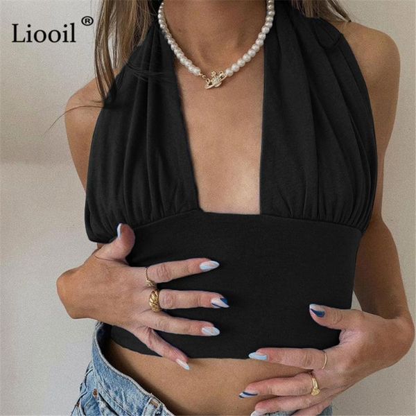 women's tanks & camis liooil bodycon halter neck tank for women summer 2021 sleeveless off shoulder ladies black crop corsets stree, White
women's tanks & camis liooil bodycon halter neck tank for women summer 2021 sleeveless off shoulder ladies black crop corsets stree, White