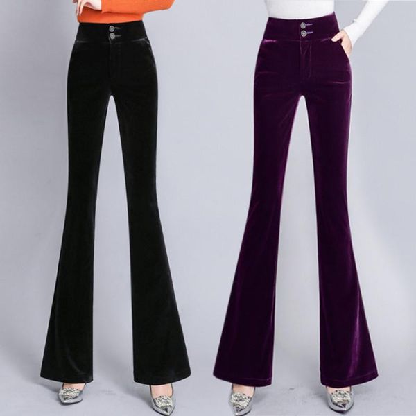women's pants & capris overalls office lady velvet flare women black high waist autumn slim female loose wide leg pant trousers, Black;white
women's pants & capris overalls office lady velvet flare women black high waist autumn slim female loose wide leg pant trousers, Black;white