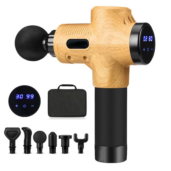 lcd display profession massage gun body muscle deep fascia massager muscle pain exercising relaxation slimming shaping
lcd display profession massage gun body muscle deep fascia massager muscle pain exercising relaxation slimming shaping