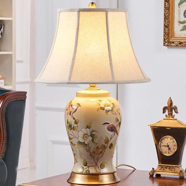 american light luxury chinese modern european flowers ceramic table lamp for bedroom bedside lamp living room study home decor
american light luxury chinese modern european flowers ceramic table lamp for bedroom bedside lamp living room study home decor