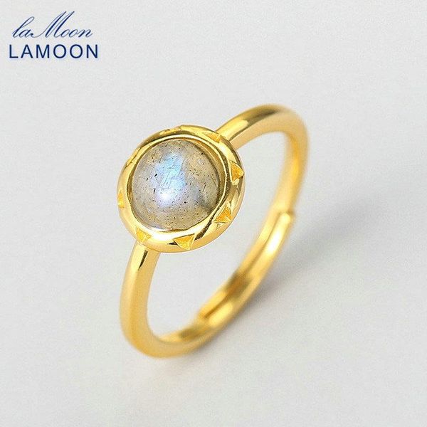 cluster rings lamoon 925 silver ring for women round natural african labradorite gemstone 14k gold plated fine jewelry engagement lmri122, Golden;silver
cluster rings lamoon 925 silver ring for women round natural african labradorite gemstone 14k gold plated fine jewelry engagement lmri122, Golden;silver