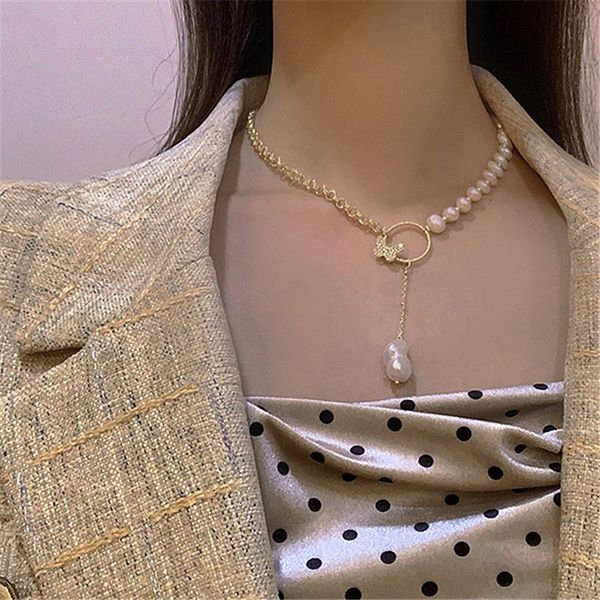 pendant necklaces statement irregular natural pearl necklace for women zircon butterfly gold chain choker fashion jewelry gift 2021, Silver
pendant necklaces statement irregular natural pearl necklace for women zircon butterfly gold chain choker fashion jewelry gift 2021, Silver