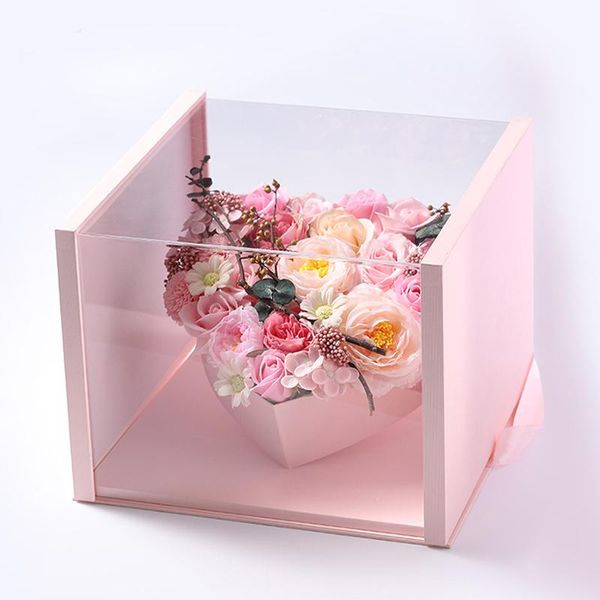 cake flower gift box valentine day heart shape acrylictransparent rose bouquet packaging box
cake flower gift box valentine day heart shape acrylictransparent rose bouquet packaging box