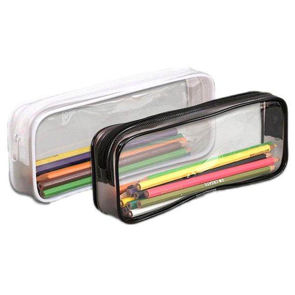 pencil cases clear zipper case large capacity stationery organizer school & office supplies
pencil cases clear zipper case large capacity stationery organizer school & office supplies