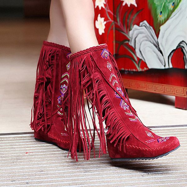chinese fashion folk-style nation mid-circle women's shoe raccoon woman's knee tits high boots db60, Black
chinese fashion folk-style nation mid-circle women's shoe raccoon woman's knee tits high boots db60, Black