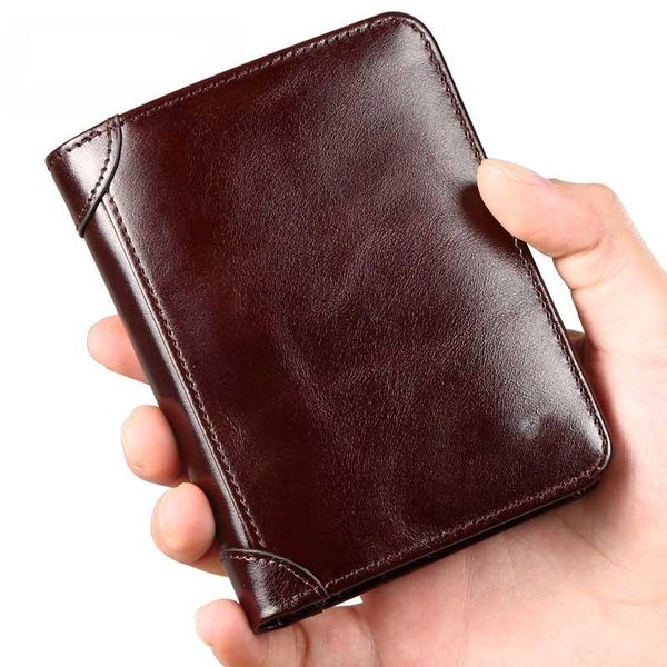 wallets men's genuine leather wallet rfid anti theft short card holder bank purse men high quality, Red;black
wallets men's genuine leather wallet rfid anti theft short card holder bank purse men high quality, Red;black