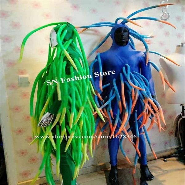 party decoration p36 cosplay wears luminous green bodysuit men stage costumes disco show outfits horn female dress clothe bar headdress
party decoration p36 cosplay wears luminous green bodysuit men stage costumes disco show outfits horn female dress clothe bar headdress