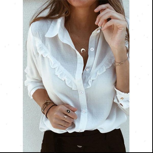 women long sleeve ruffles white shirt blouse ladies casual plain ol blouse work shirt chemise blusas femininas elegante
women long sleeve ruffles white shirt blouse ladies casual plain ol blouse work shirt chemise blusas femininas elegante