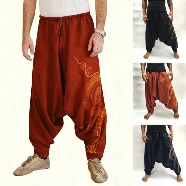 casual elastic tails yoga hare book men baggy gypsy hippie boho aladdin alibaba harem, Black
casual elastic tails yoga hare book men baggy gypsy hippie boho aladdin alibaba harem, Black