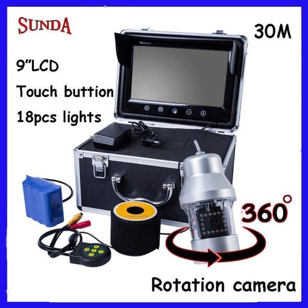 cameras fishing camera 360 panning rotation 1000tvl 30meter 9inch lcd touch button 18pcs led lights waterproof ip68
cameras fishing camera 360 panning rotation 1000tvl 30meter 9inch lcd touch button 18pcs led lights waterproof ip68