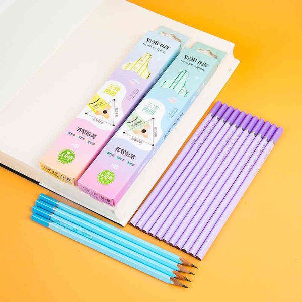 pencils straight 6070 concave hb pencil writ smoothly and continuously, a box of 12 triangular pole pencils
pencils straight 6070 concave hb pencil writ smoothly and continuously, a box of 12 triangular pole pencils