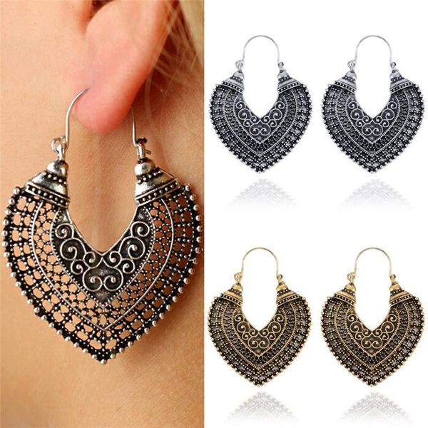 dangle & chandelier 1 pair ethnic vintage bohemian turkish style bronze carved metal hollow heart hanging earrings for women, Silver
dangle & chandelier 1 pair ethnic vintage bohemian turkish style bronze carved metal hollow heart hanging earrings for women, Silver