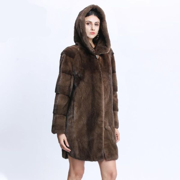 women's fur & faux fashion 2021 women real mink coat winter thick warm jacket hooded clothes natural, Black
women's fur & faux fashion 2021 women real mink coat winter thick warm jacket hooded clothes natural, Black