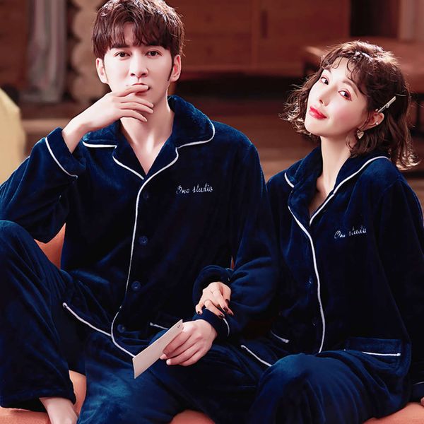 donico long sleeve thickened plush couple flannel suit winter women's coral pajamas men's spring and autumn home wear, Black;brown
donico long sleeve thickened plush couple flannel suit winter women's coral pajamas men's spring and autumn home wear, Black;brown