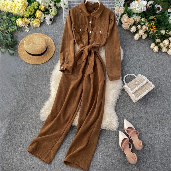 women's jumpsuits & rompers for women vintage overalls 2021 autumn winter ladies long sleeve solid fashion jumpsuit black casual bodysu, Black;white
women's jumpsuits & rompers for women vintage overalls 2021 autumn winter ladies long sleeve solid fashion jumpsuit black casual bodysu, Black;white