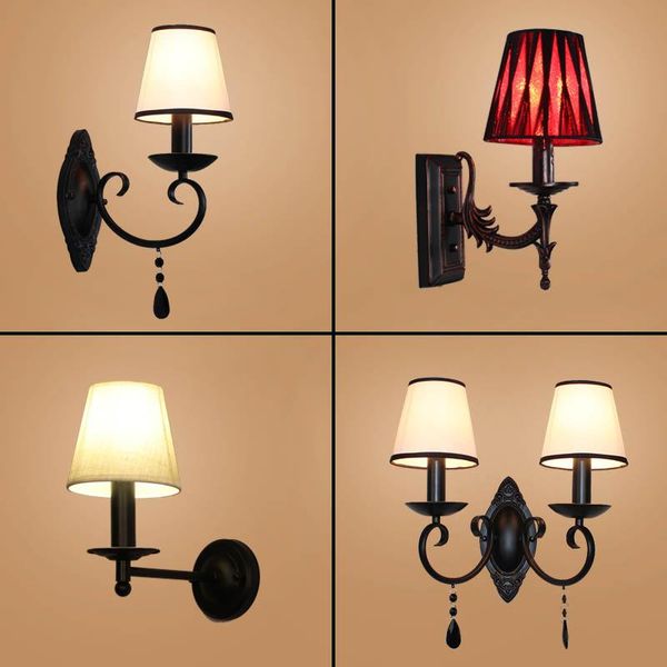 wall lamps bedroom vintage iron led lamp with lampshade for living room sconce lights bedside reading bar luminaire
wall lamps bedroom vintage iron led lamp with lampshade for living room sconce lights bedside reading bar luminaire