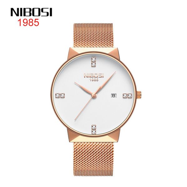 11 style nibosi fashion ultra-thin rose gold mesh belt men's waterproof luminous calendar quartz watch 41.5mm white dail, Slivery;brown
11 style nibosi fashion ultra-thin rose gold mesh belt men's waterproof luminous calendar quartz watch 41.5mm white dail, Slivery;brown