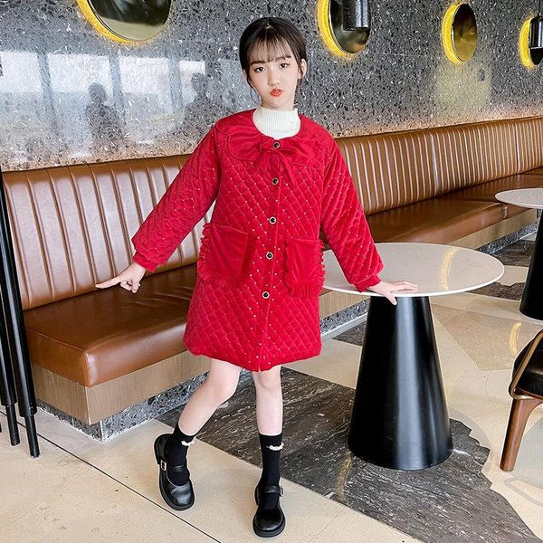 coat fashion teen girls clothes outerwear velvet fabric ruffles collar plus cotton trench princess black red long jackets, Blue;gray
coat fashion teen girls clothes outerwear velvet fabric ruffles collar plus cotton trench princess black red long jackets, Blue;gray