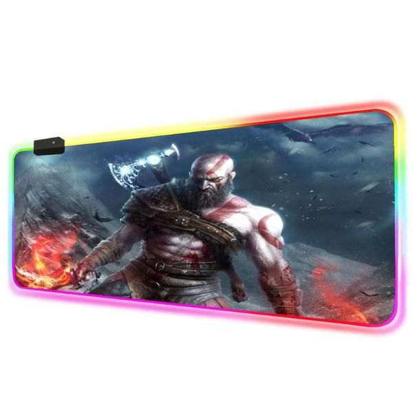 mouse pads & wrist rests anime god of war large computer keyboard mat rgb oversized led glowing pad gaming luminous mousepad usb for pc game
mouse pads & wrist rests anime god of war large computer keyboard mat rgb oversized led glowing pad gaming luminous mousepad usb for pc game