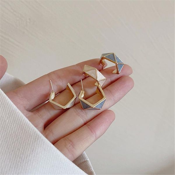 stud timlee e102 geometry triangle alloy studs earrings exquisite accessories wholesale, Golden;silver
stud timlee e102 geometry triangle alloy studs earrings exquisite accessories wholesale, Golden;silver