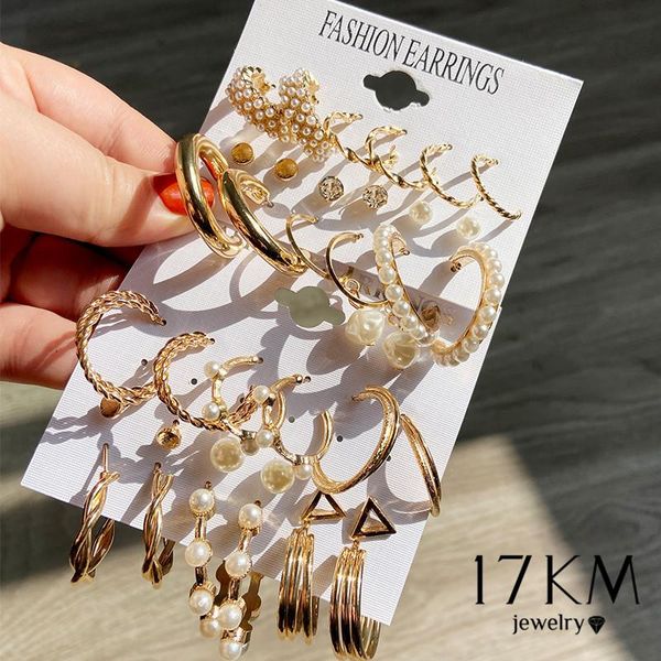 dangle & chandelier 17km fashion gold c shape drop earrings set for women elegant wedding baroque pearl circle 2021 jewelry, Silver
dangle & chandelier 17km fashion gold c shape drop earrings set for women elegant wedding baroque pearl circle 2021 jewelry, Silver