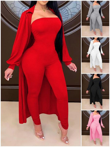 women's two piece pants women plain skinny jumpsuit 2021 spring autumn long coat sets blacks ribbed bodice & bodysuit suit, White
women's two piece pants women plain skinny jumpsuit 2021 spring autumn long coat sets blacks ribbed bodice & bodysuit suit, White