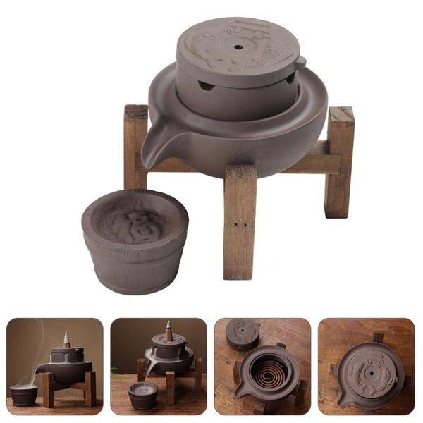 fragrance lamps 1pc creative backflow incense burner ceramic censer holder (light brown)
fragrance lamps 1pc creative backflow incense burner ceramic censer holder (light brown)