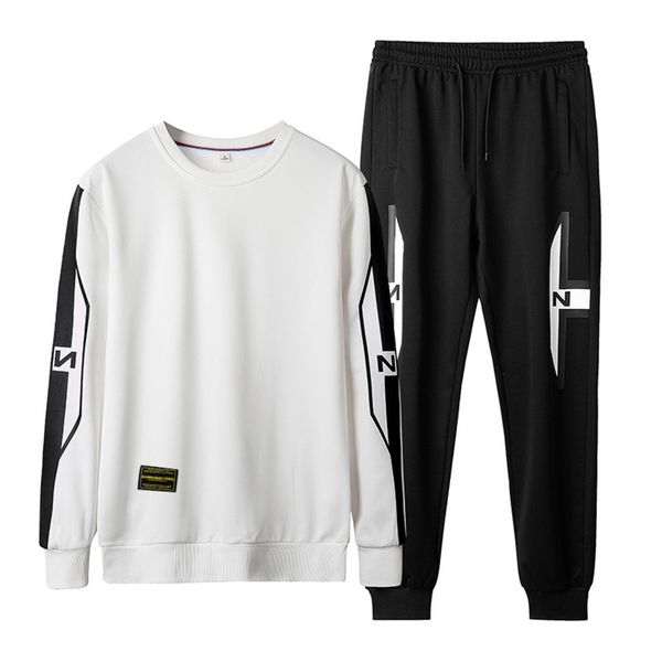 2021 spring set large casual men's sweater and trousers two-piece hooded sportswear hoodie, Black
2021 spring set large casual men's sweater and trousers two-piece hooded sportswear hoodie, Black