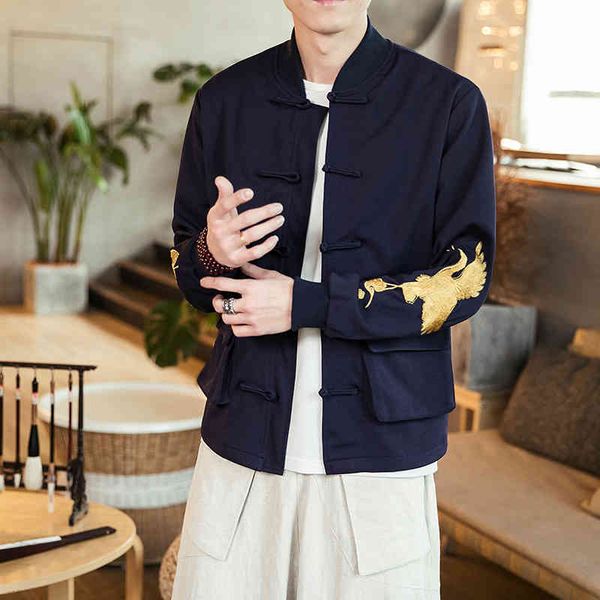 uniform spring autumn retro plus size et men clothing fashion tang suit male chine style crane embroidery baseball, Black
uniform spring autumn retro plus size et men clothing fashion tang suit male chine style crane embroidery baseball, Black