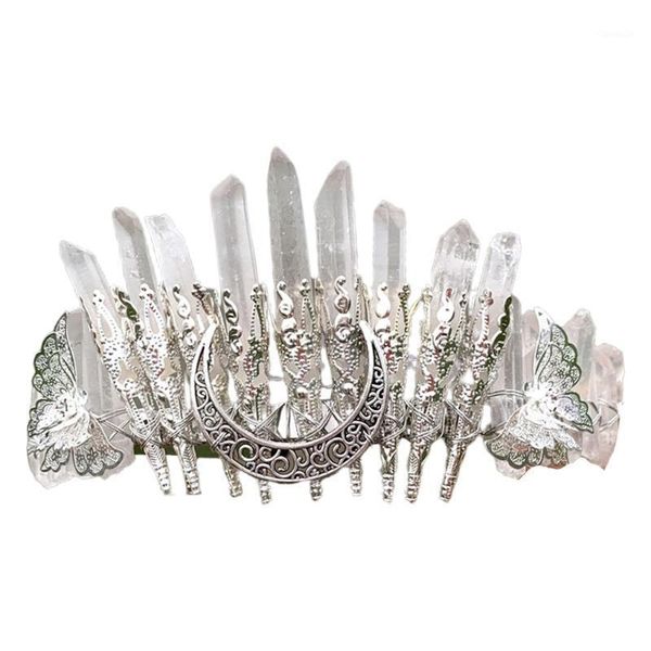 hair clips & barrettes crystal headband white natural raw stone accessory with metal butterfly boho-style quartz tiara crown for wedding j60, Golden;silver
hair clips & barrettes crystal headband white natural raw stone accessory with metal butterfly boho-style quartz tiara crown for wedding j60, Golden;silver