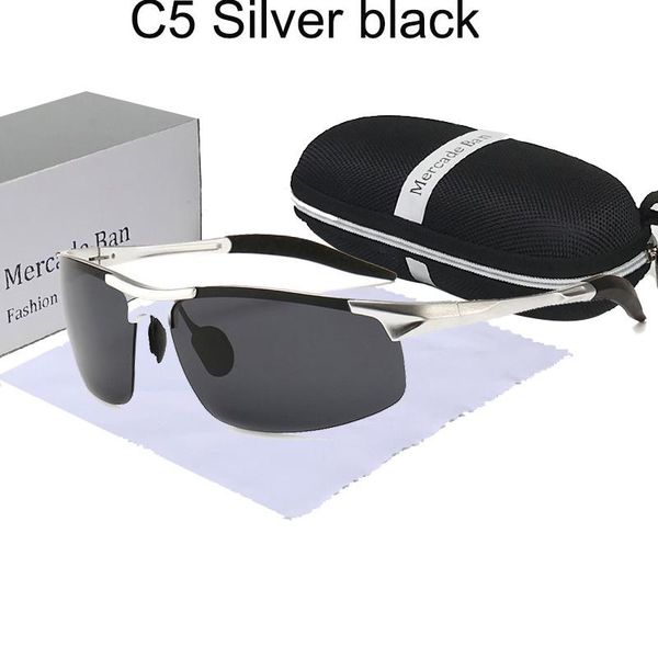 sunglasses luxury aluminum magnesium polarized man driving glasses designer semi-rimless 9999, White;black
sunglasses luxury aluminum magnesium polarized man driving glasses designer semi-rimless 9999, White;black