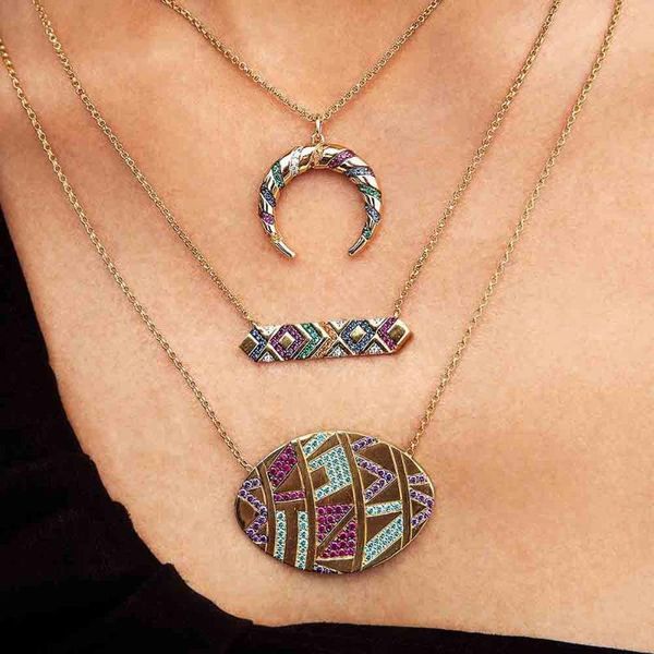 pendant necklaces vintage tribe ethnic style chain choker women inlaid devil's eye lovers charm necklace colorful zircon jewelry y29, Silver
pendant necklaces vintage tribe ethnic style chain choker women inlaid devil's eye lovers charm necklace colorful zircon jewelry y29, Silver