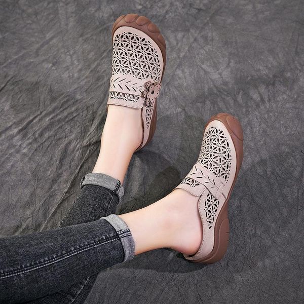 slippers women mules leather summer shoes for beige low heels embroidery flower retro soft genuine, Black
slippers women mules leather summer shoes for beige low heels embroidery flower retro soft genuine, Black