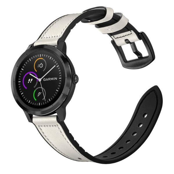 watch bands leather with silicone strap for garmin vivoactive 3 hr belt band, Black;brown
watch bands leather with silicone strap for garmin vivoactive 3 hr belt band, Black;brown
