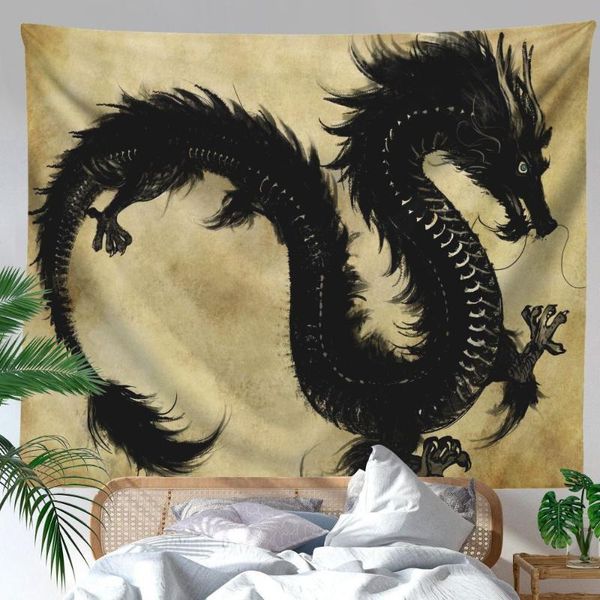 tapestries black dragon art tapestry wall hanging anime painting pattern mandala fabric gothic home decoration carpet 
tapestries black dragon art tapestry wall hanging anime painting pattern mandala fabric gothic home decoration carpet
