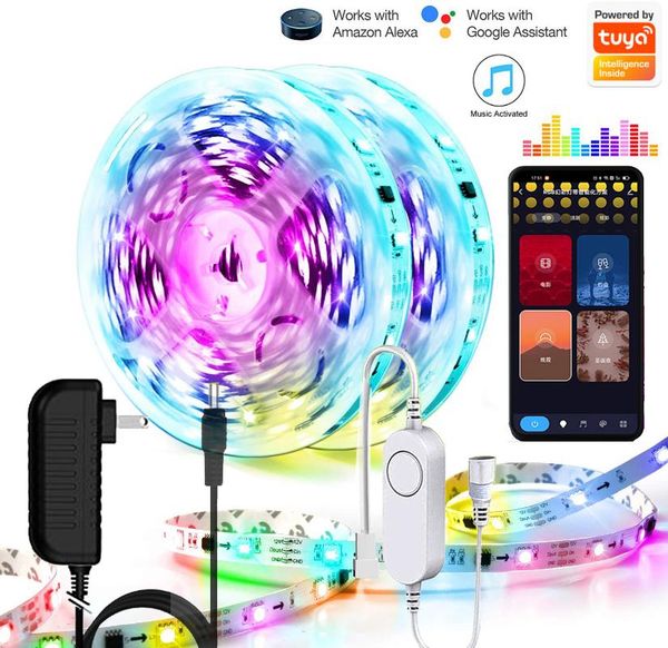 strips 5-10m tuya 12v smd2811 rgb full color dream led strip lights chasing wifi smart life app voice control power kit for alexa
strips 5-10m tuya 12v smd2811 rgb full color dream led strip lights chasing wifi smart life app voice control power kit for alexa