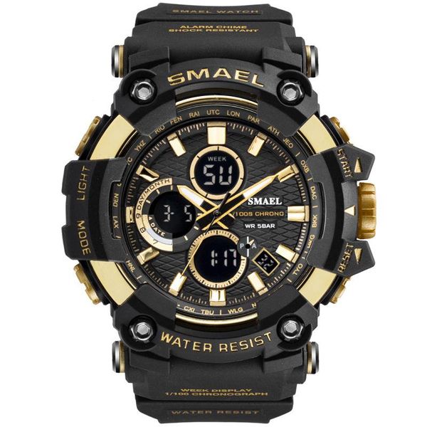 wristwatches fashion sport waterproof double display men's watch timing calendar led electronic, Slivery;brown
wristwatches fashion sport waterproof double display men's watch timing calendar led electronic, Slivery;brown