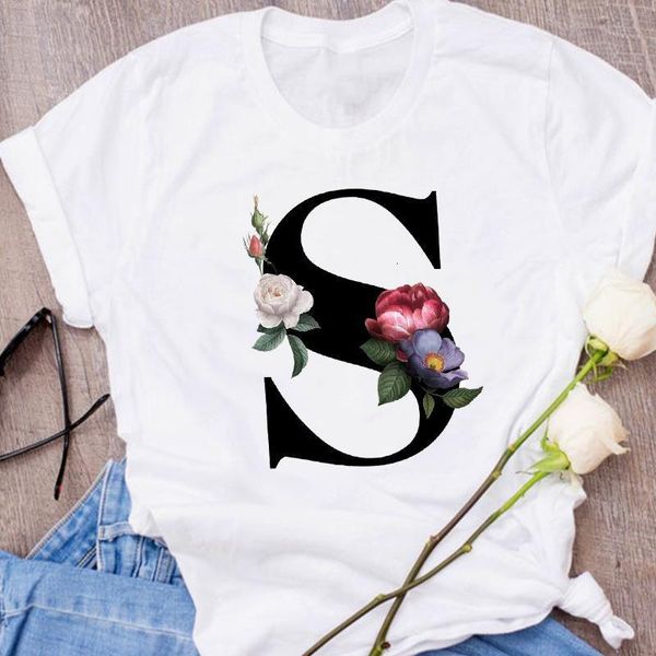 women graphic letter s flower short sleeve girl clothes 90s floral lady clothing female tees print t shirt womens t-shirt, White
women graphic letter s flower short sleeve girl clothes 90s floral lady clothing female tees print t shirt womens t-shirt, White