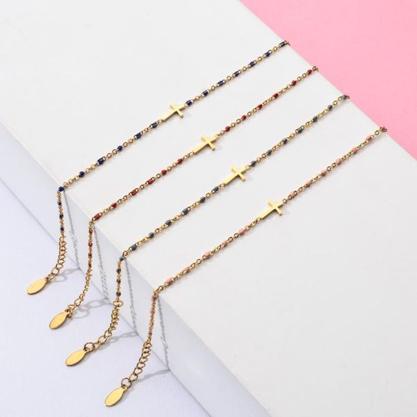 charm bracelets endless story boho stainless steel simple jewelry gold color chain cross bracelet femme wedding friends love gi, Golden;silver
charm bracelets endless story boho stainless steel simple jewelry gold color chain cross bracelet femme wedding friends love gi, Golden;silver